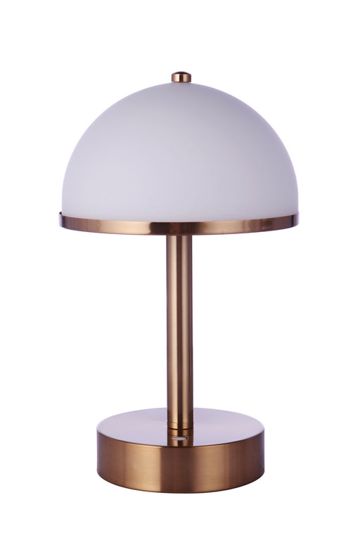 Craftmade - 86285R-LED - LED Table Lamp - Rechargable LED Portable - Satin Brass
