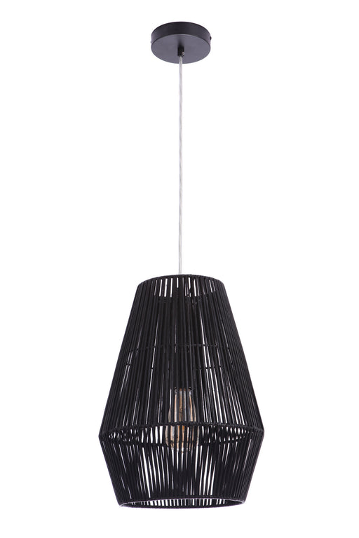 Craftmade - P2009-FB - One Light Pendant - Natural Pendant - Flat Black