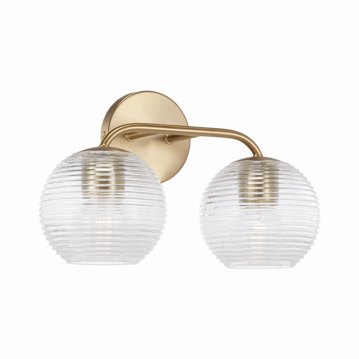 Capital Lighting - 149921MA-544 - Two Light Vanity - Dolan - Matte Brass