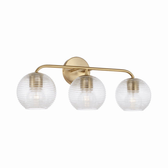 Capital Lighting - 149931MA-544 - Three Light Vanity - Dolan - Matte Brass