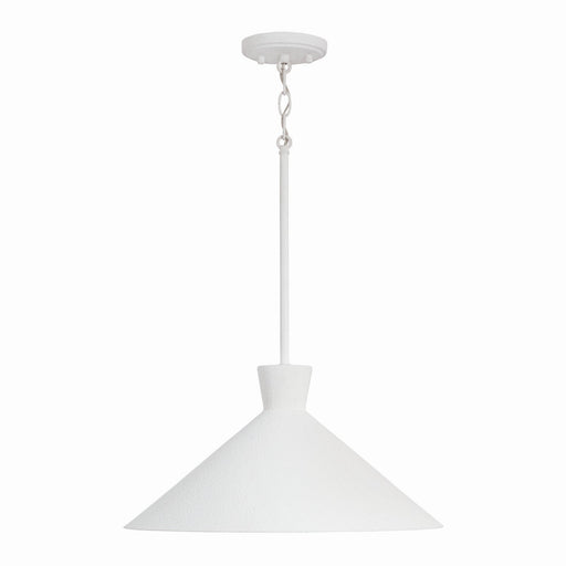 Capital Lighting - 350312XW - One Light Pendant - Paloma - Textured White
