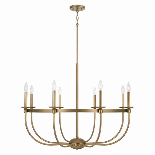 Capital Lighting - 425181AD - Eight Light Chandelier - Rylann - Aged Brass