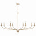 Capital Lighting - 449981MA - Eight Light Chandelier - Dolan - Matte Brass