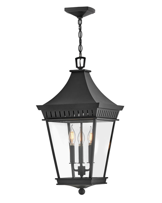 Hinkley - 27092MB - LED Hanging Lantern - Chapel Hill - Museum Black