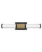 Hinkley - 50062BK-LCB - LED Vanity - Zevi - Black with Lacquered Brass Accents