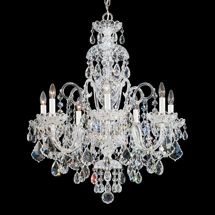 Schonbek - 6811-40S - Seven Light Chandelier - Olde World - Polished Silver