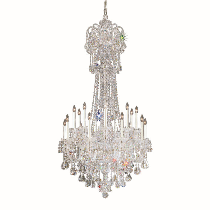 Schonbek - 6818-40S - 23 Light Chandelier - Olde World - Polished Silver