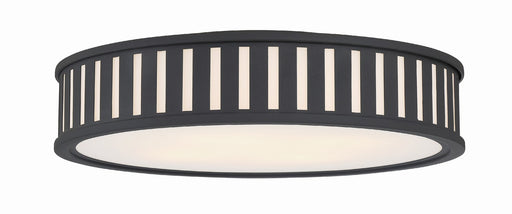 Crystorama - KEN-8305-BF - Four Light Ceiling Mount - Kendal - Black Forged