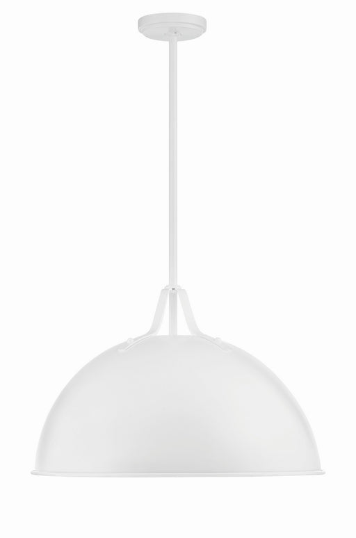 Crystorama - SOT-18015-WH - One Light Pendant - Soto - White