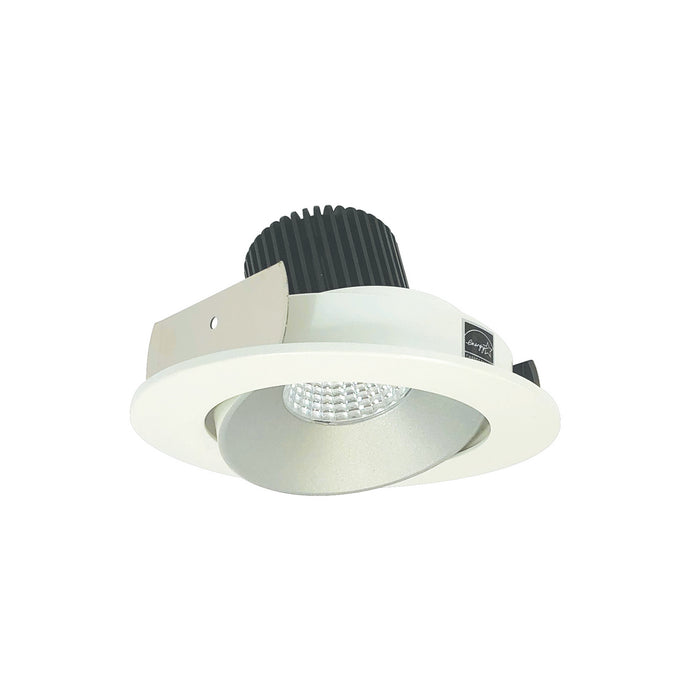 Nora Lighting - NIO-4RCCDXCMPW - Adjustable Trim - Clear / Matte Powder White