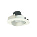 Nora Lighting - NIO-4RCCDXCMPW - Adjustable Trim - Clear / Matte Powder White