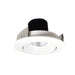 Nora Lighting - NIO-4RCCDXMPW - 4" Adj. Round Cone Regressed - Iolite - Matte Powder White Reflector / Matte Powder White Flange