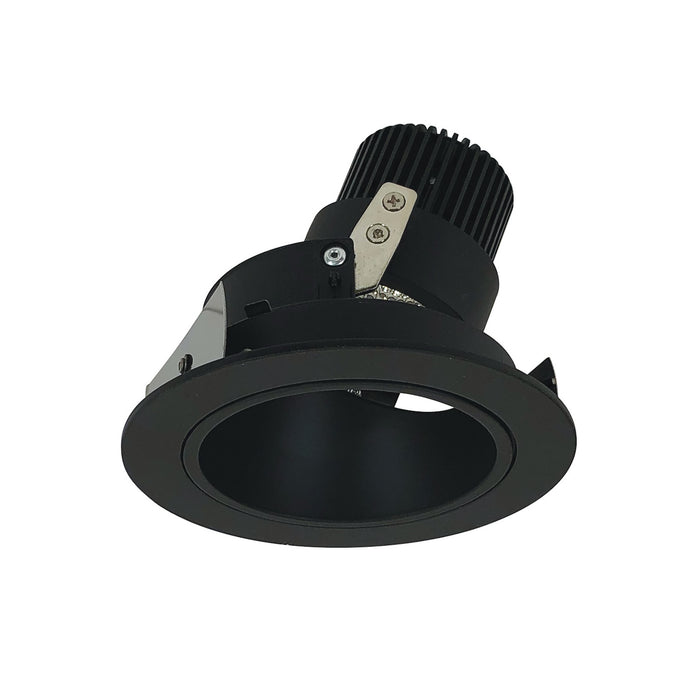 Nora Lighting - NIO-4RD35QBB - LED Adjustable Deep Reflector - Black Reflector / Black Flange