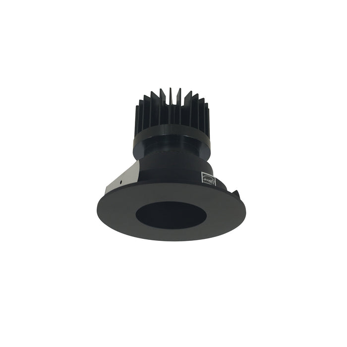 Nora Lighting - NIO-4RPH50XBB/HL - Pinhole Non-Adjustable Trim - Black Pinhole / Black Flange