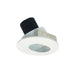 Nora Lighting - NIO-4RSL30QMPW - LED Adjustable Slot Aperture - Matte Powder White Slot Aperture / Matte Powder White Flange