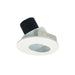 Nora Lighting - NIO-4RSL35QMPW - LED Adjustable Slot Aperture - Matte Powder White Slot Aperture / Matte Powder White Flange