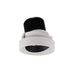 Nora Lighting - NIO-4RTLA27QBW - LED Trimless Adjustable - Black Adjustable / White Reflector