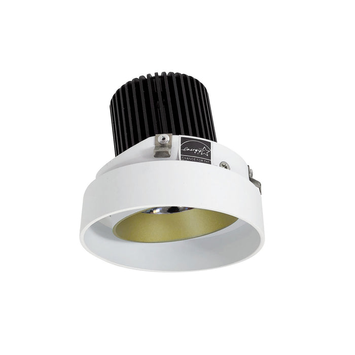 Nora Lighting - NIO-4RTLA30QCHMPW - LED Trimless Adjustable - Champagne Haze Adjustable / Matte Powder White Reflector