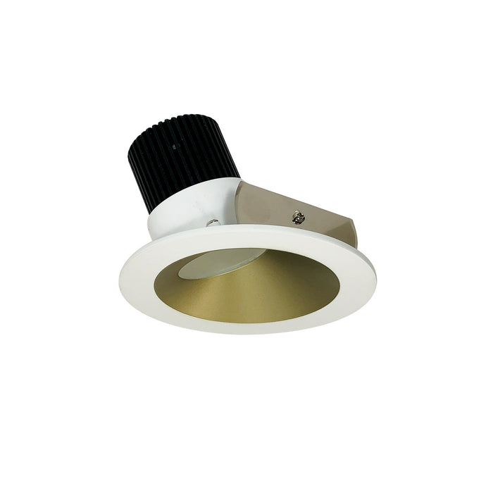 Nora Lighting - NIO-4RW40XCHMPW/10 - LED Wall Wash - Champagne Haze Reflector / Matte Powder White Flange