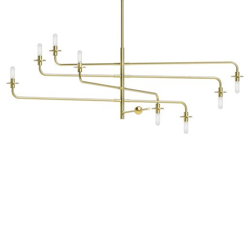 Sonneman - 4548.38 - Eight Light Pendant - Atelier - Satin Brass