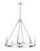 Z-Lite - 482R-8PN - Eight Light Chandelier - Barclay - Polished Nickel