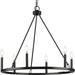 Progress Lighting - P400313-31M - Six Light Chandelier - Gilliam - Matte Black