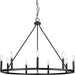 Progress Lighting - P400314-31M - Nine Light Chandelier - Gilliam - Matte Black