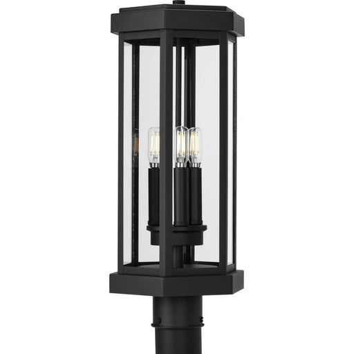 Progress Lighting - P540104-031 - Three Light Outdoor Post Lantern - Ramsey - Textured Black