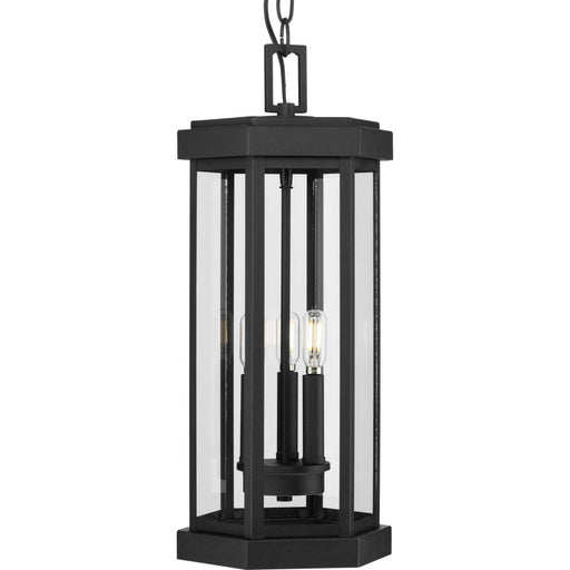 Progress Lighting - P550132-031 - Three Light Outdoor Hanging Lantern - Ramsey - Textured Black