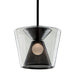 Troy Lighting - F5852-SBK - One Light Pendant - Berlin - Soft Black