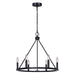 Canarm - ICH2033B06BK26 - Six Light Chandelier - Mara - Black