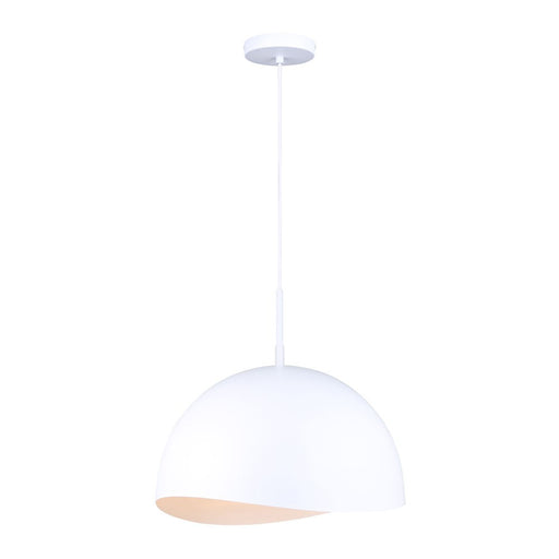 Canarm - IPL1122A01WH16 - One Light Pendant - Henlee - White