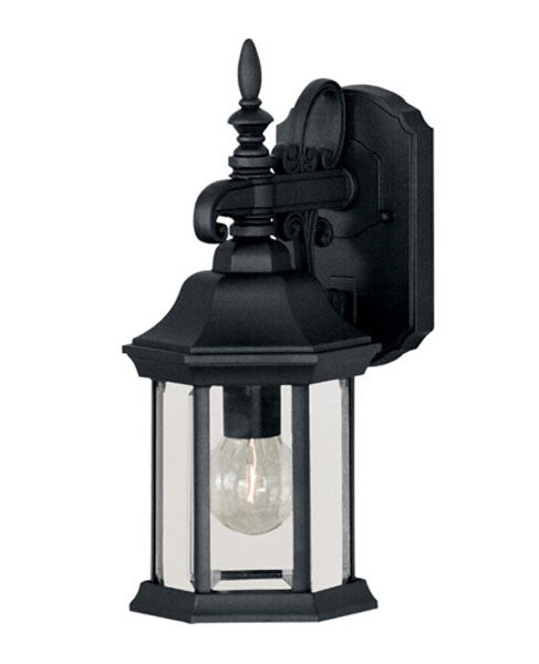 Meridian - M50056BK - One Light Outdoor Wall Sconce - Black
