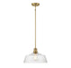 Meridian - M7023NB - One Light Pendant - Natural Brass