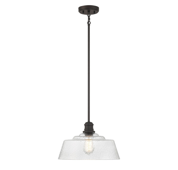 Meridian - M7023ORB - One Light Pendant - Oil Rubbed Bronze