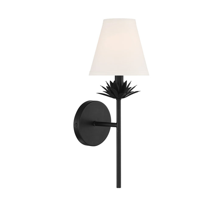 Meridian - M90077MBK - One Light Wall Sconce - Matte Black