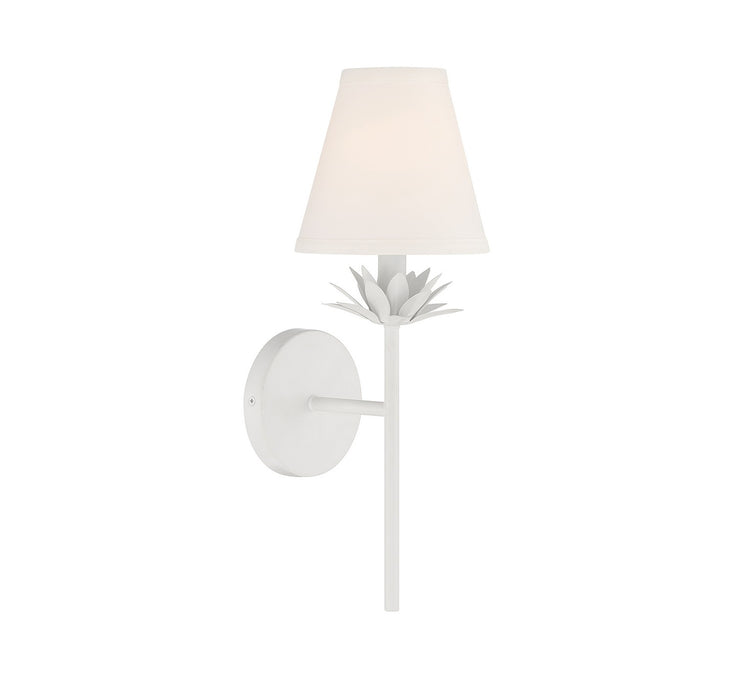 Meridian - M90077WH - One Light Wall Sconce - White