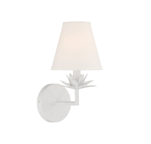 Meridian - M90078WH - One Light Wall Sconce - White