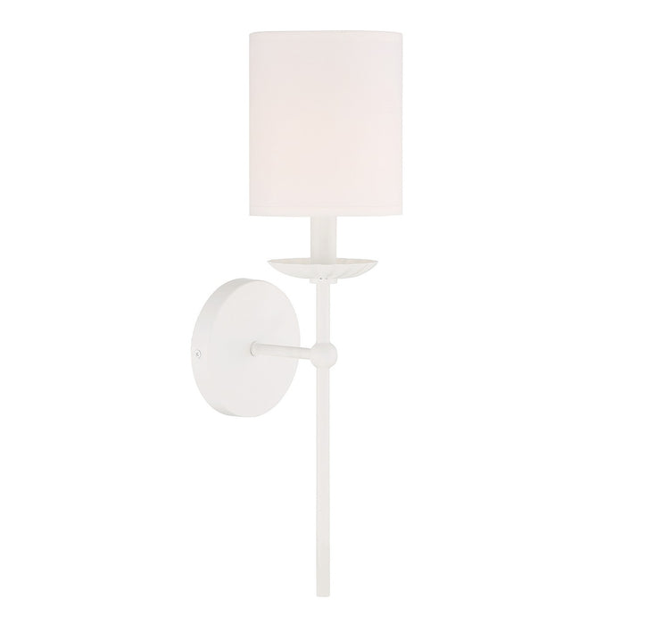 Meridian - M90079WH - One Light Wall Sconce - White