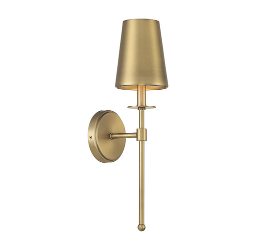 Meridian - M90084NB - One Light Wall Sconce - Natural Brass