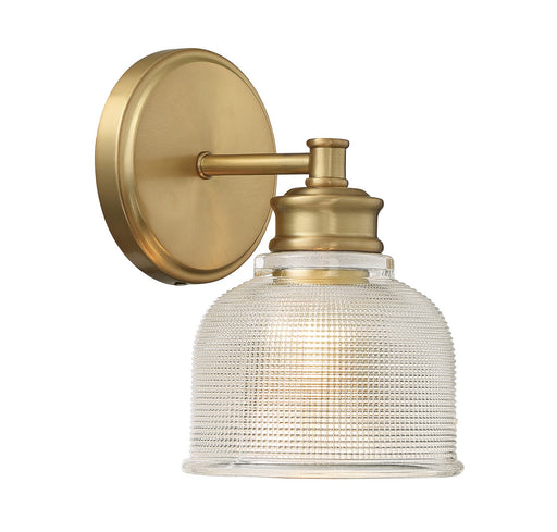 Meridian - M90093NB - One Light Wall Sconce - Natural Brass
