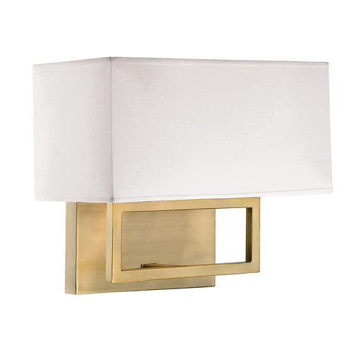 Meridian - M90095NB - Two Light Wall Sconce - Natural Brass