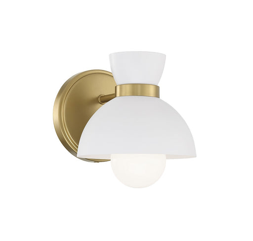 Meridian - M90101NB - One Light Wall Sconce - Natural Brass