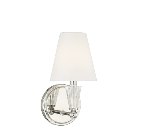 Meridian - M90102PN - One Light Wall Sconce - Polished Nickel