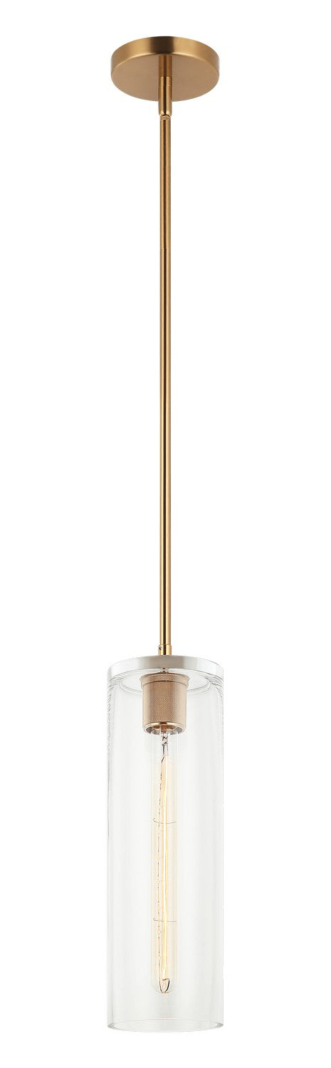 Matteo Lighting - C32511AG - One Light Pendant - Lincoln - Aged Gold Brass