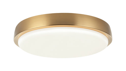 Matteo Lighting - M16112AG - LED Flush Mount - Zane - Aged Gold Brass