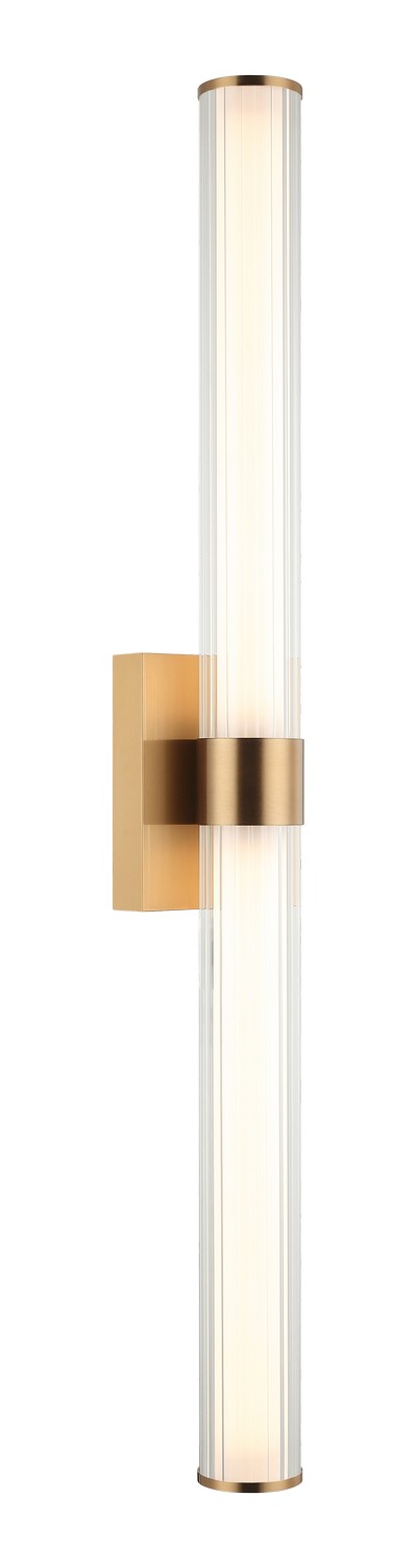 Matteo Lighting - S06432AG - LED Vanity - Macie - Aged Gold Brass
