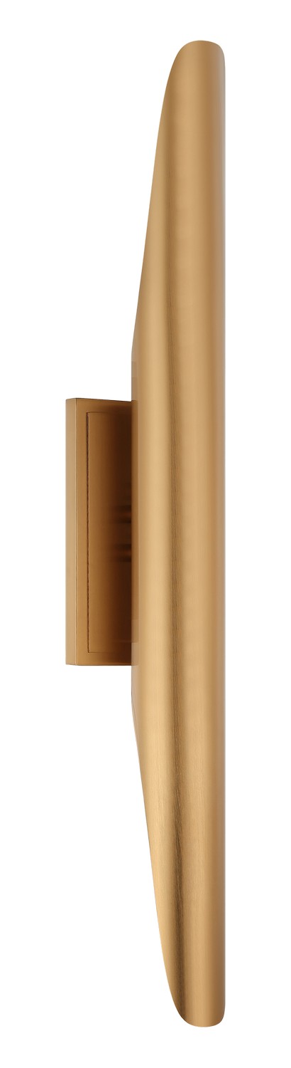 Matteo Lighting - W32422AG - Two Light Wall Sconce - Stylus - Aged Gold Brass
