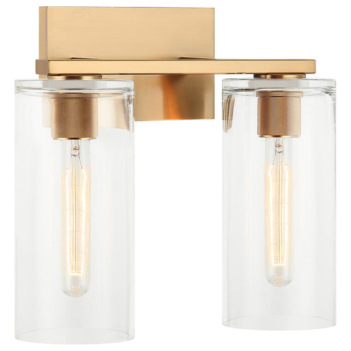 Matteo Lighting - W32502AG - Two Light Wall Sconce - Lincoln - Aged Gold Brass