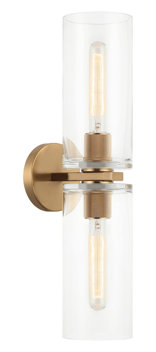 Matteo Lighting - W32512AG - Two Light Wall Sconce - Lincoln - Aged Gold Brass